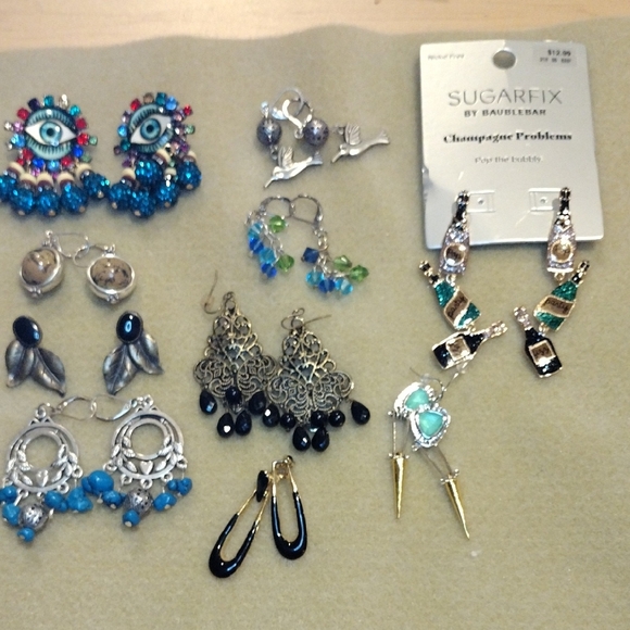Colorful Earrings Set - Picture 1 of 6